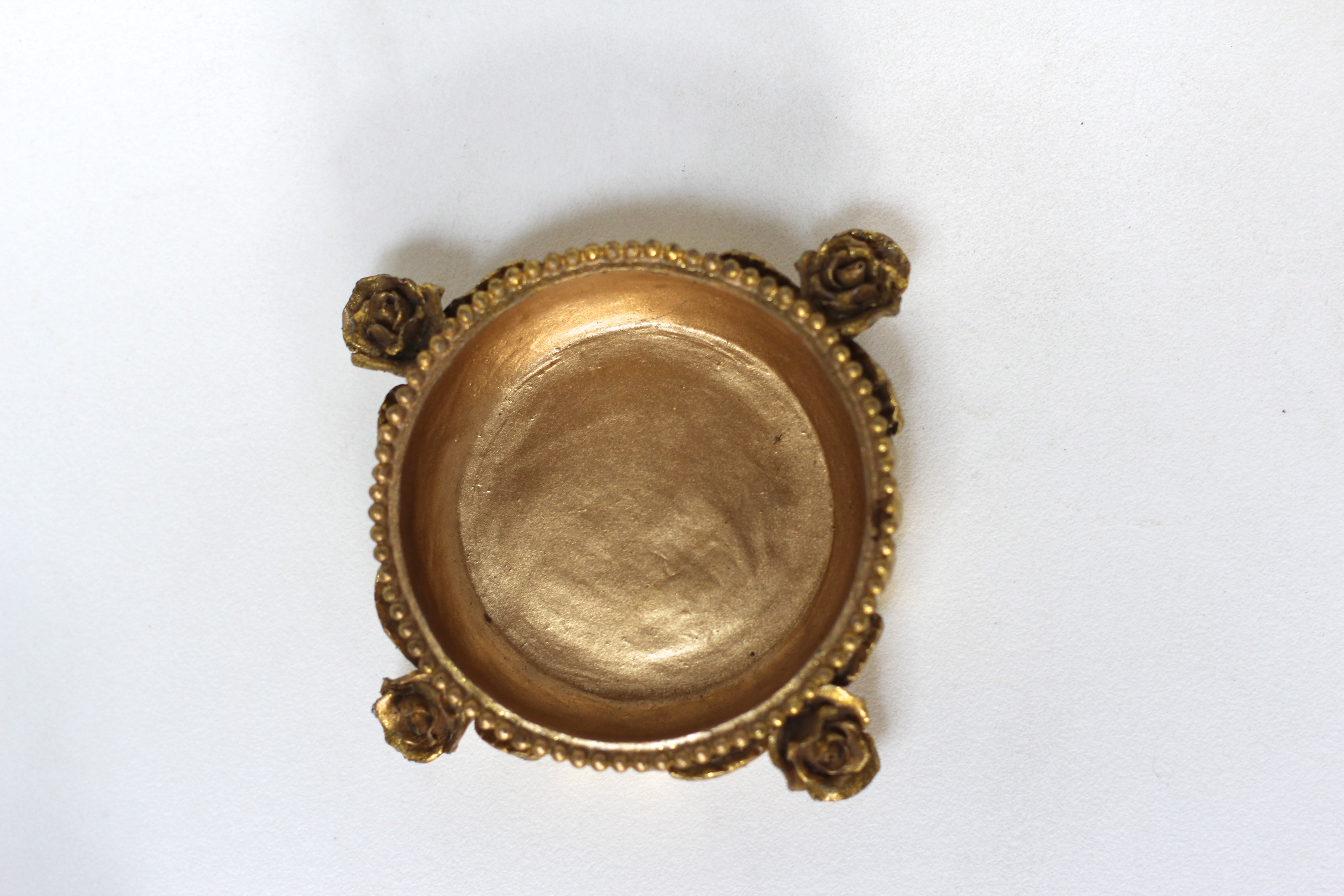 Roses Vintage Art Nouveau Jewelry Box
