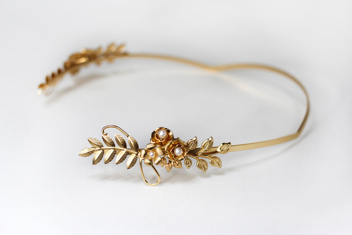 Amber Blooming Goddess Crown – Avigail Adam display picture 2