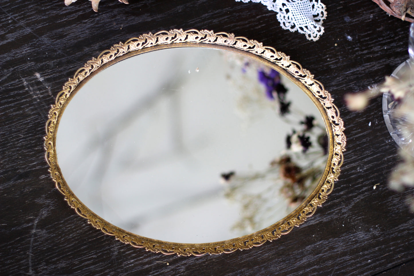 Vines Vintage Vanity Mirror #104
