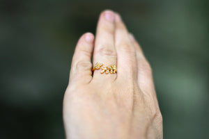 Maya Crystal Ring