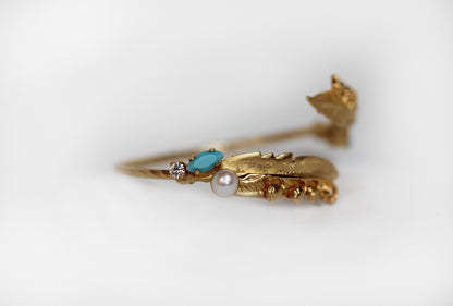 Feather Lily of the Valley Bracelet
