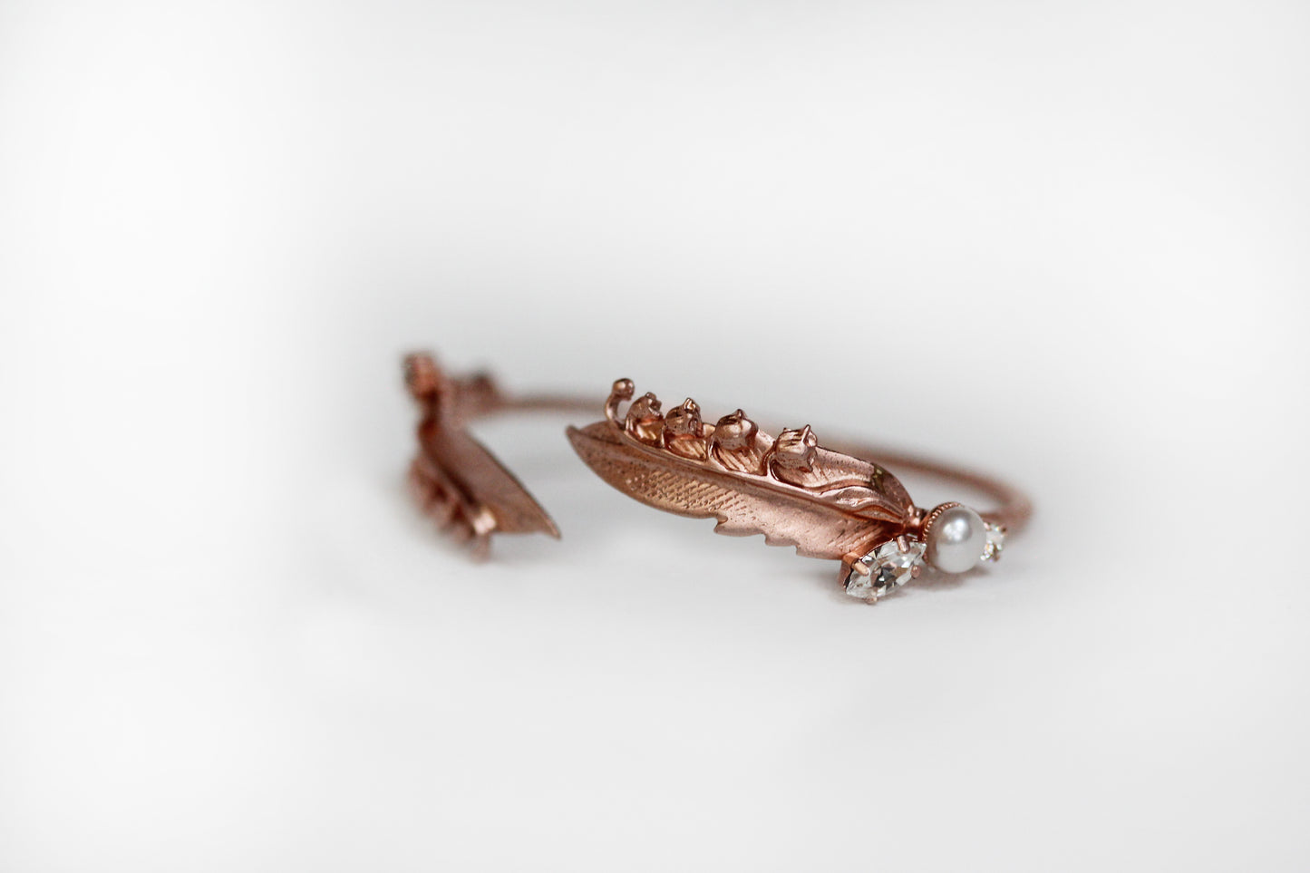 Feather Lily of the Valley Bracelet