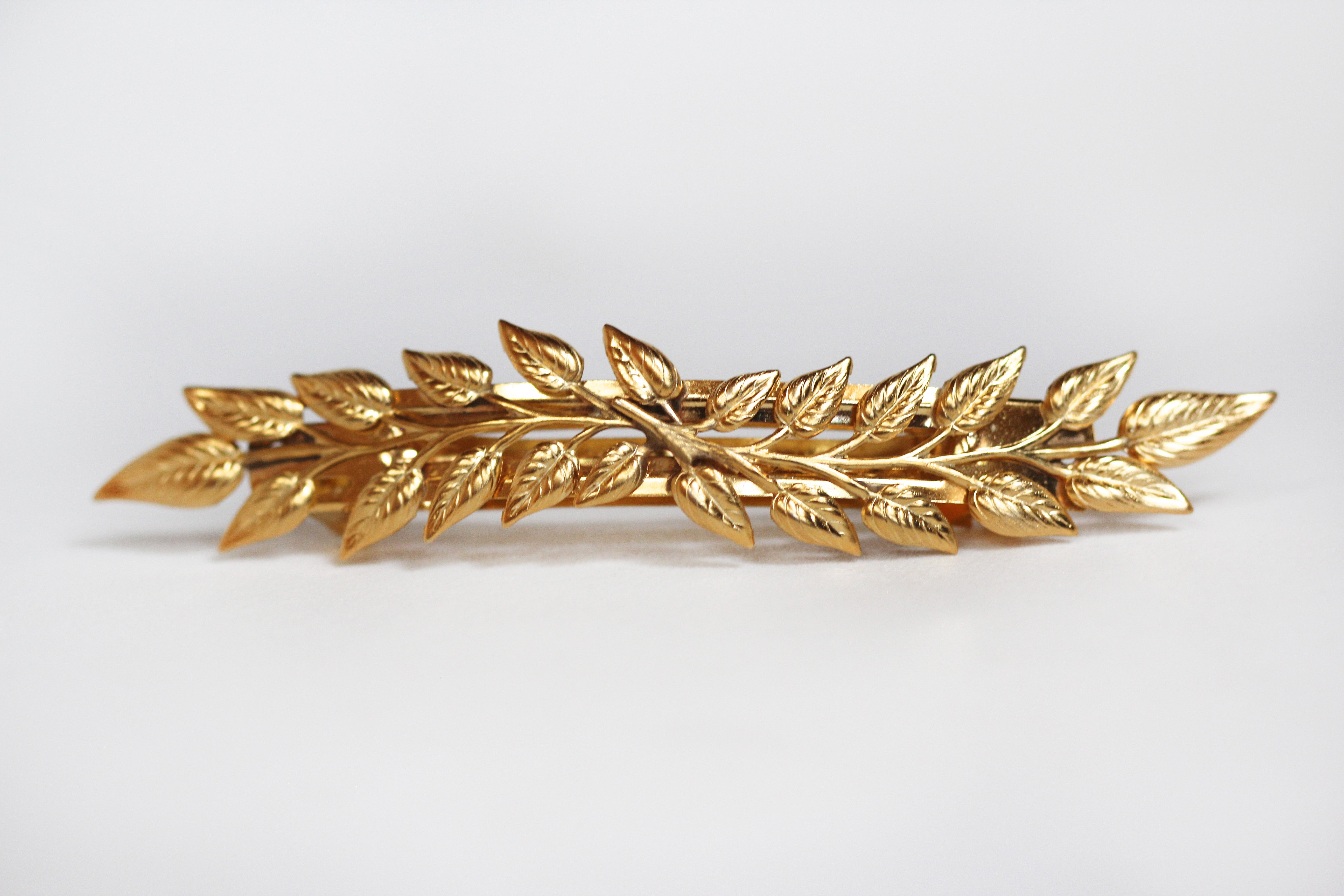Preorder * Double Olive Branch Barrette