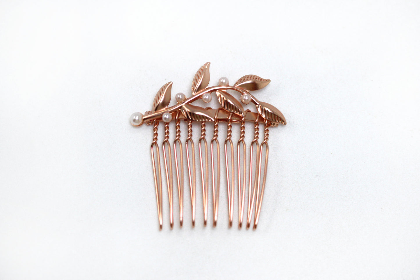 Single Twigs & Pearls Hair Comb.
