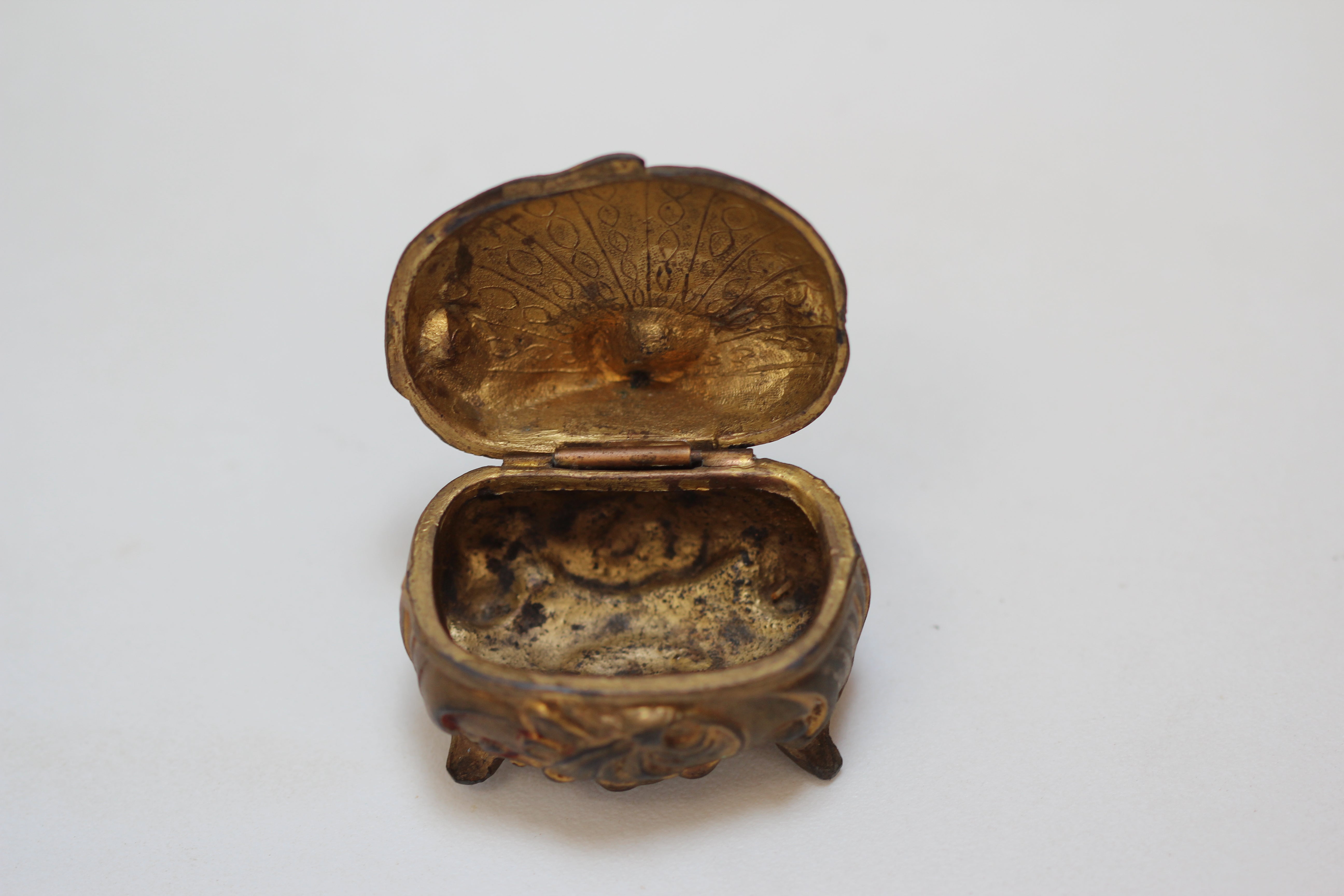 Antique Miniature Art Nouveau Jewelry Box