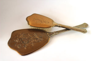 Antique Bronze Floral Vanity Set