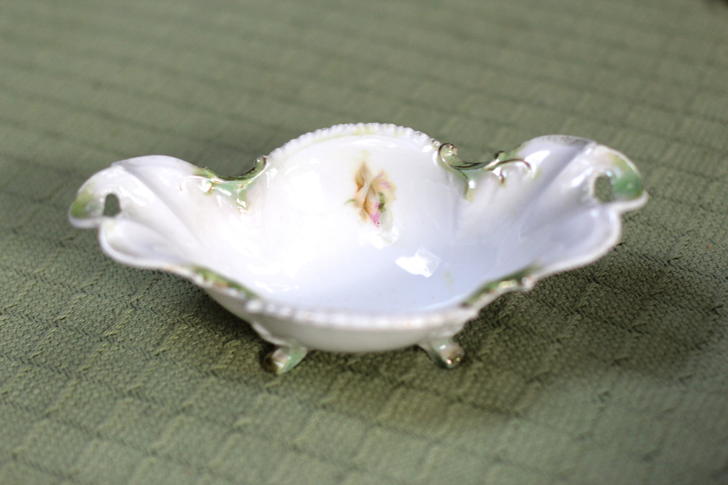 Antique Rare RS Prussia Floral Porcelain Bowl