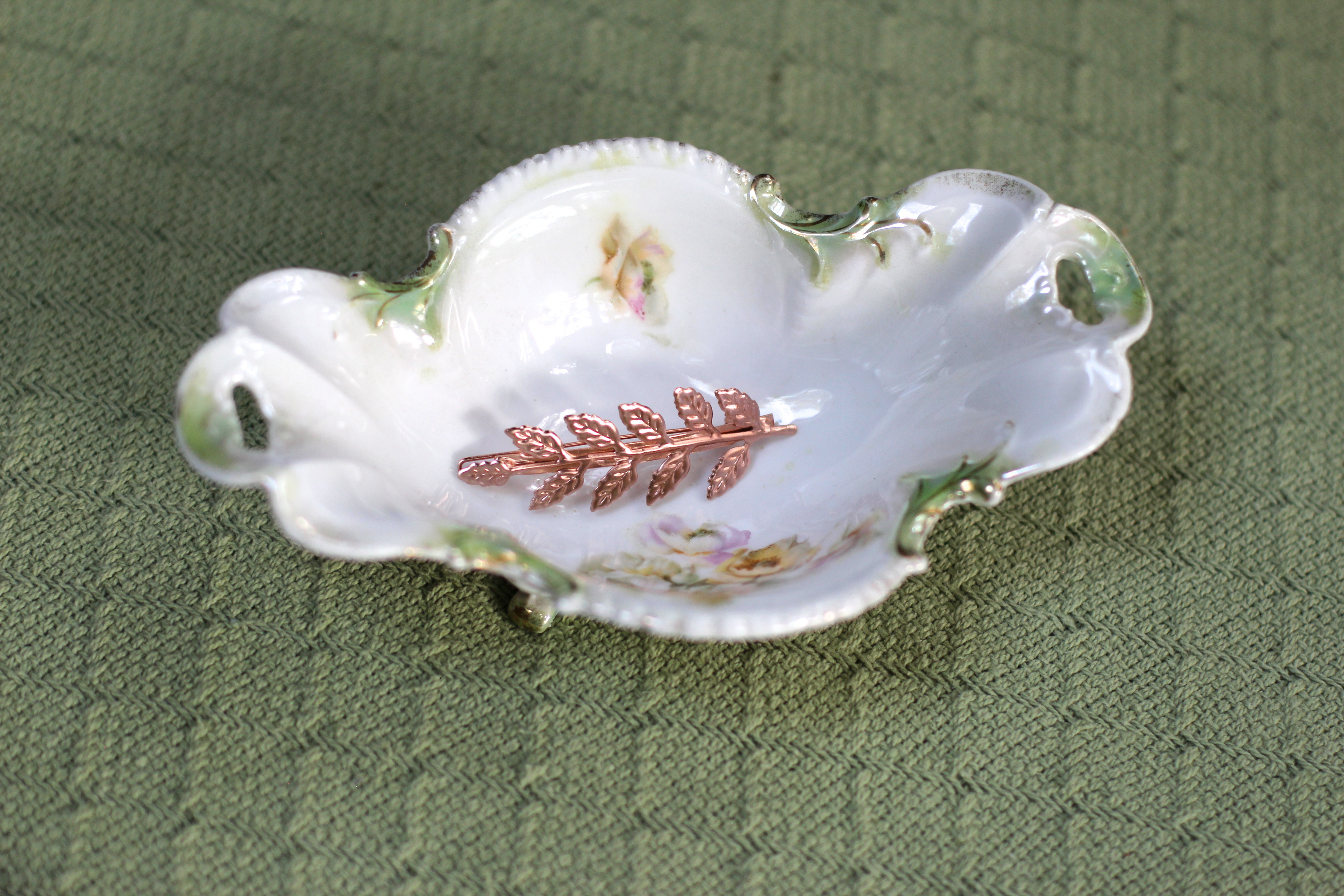 Antique Rare RS Prussia Floral Porcelain Bowl