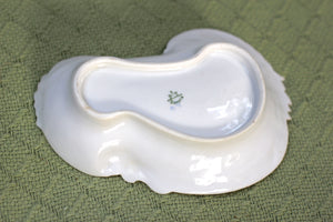 Bavarian Pink Roses Porcelain Ring Dish