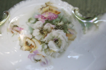 Antique Rare RS Prussia Floral Porcelain Bowl