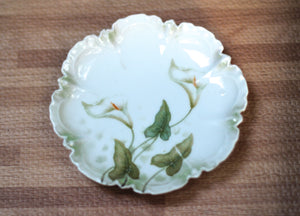 Callalily Flowers Porcelain Dish