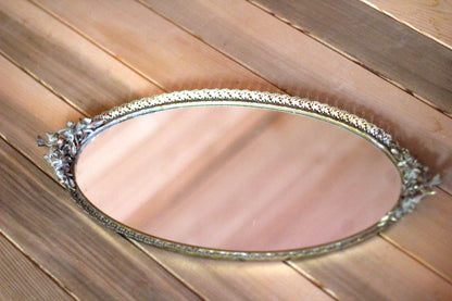Matson Regency Bird Dogwood Mirror Tray #122