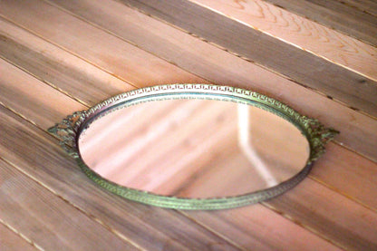 Victorian Antique Mirror Tray