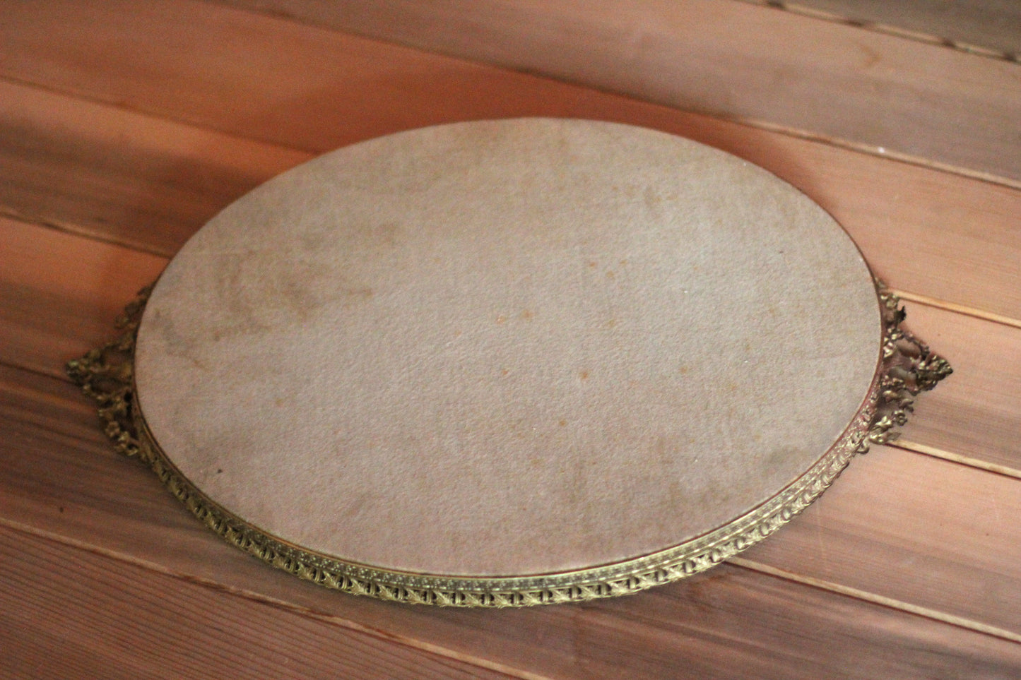 Victorian Antique Mirror Tray
