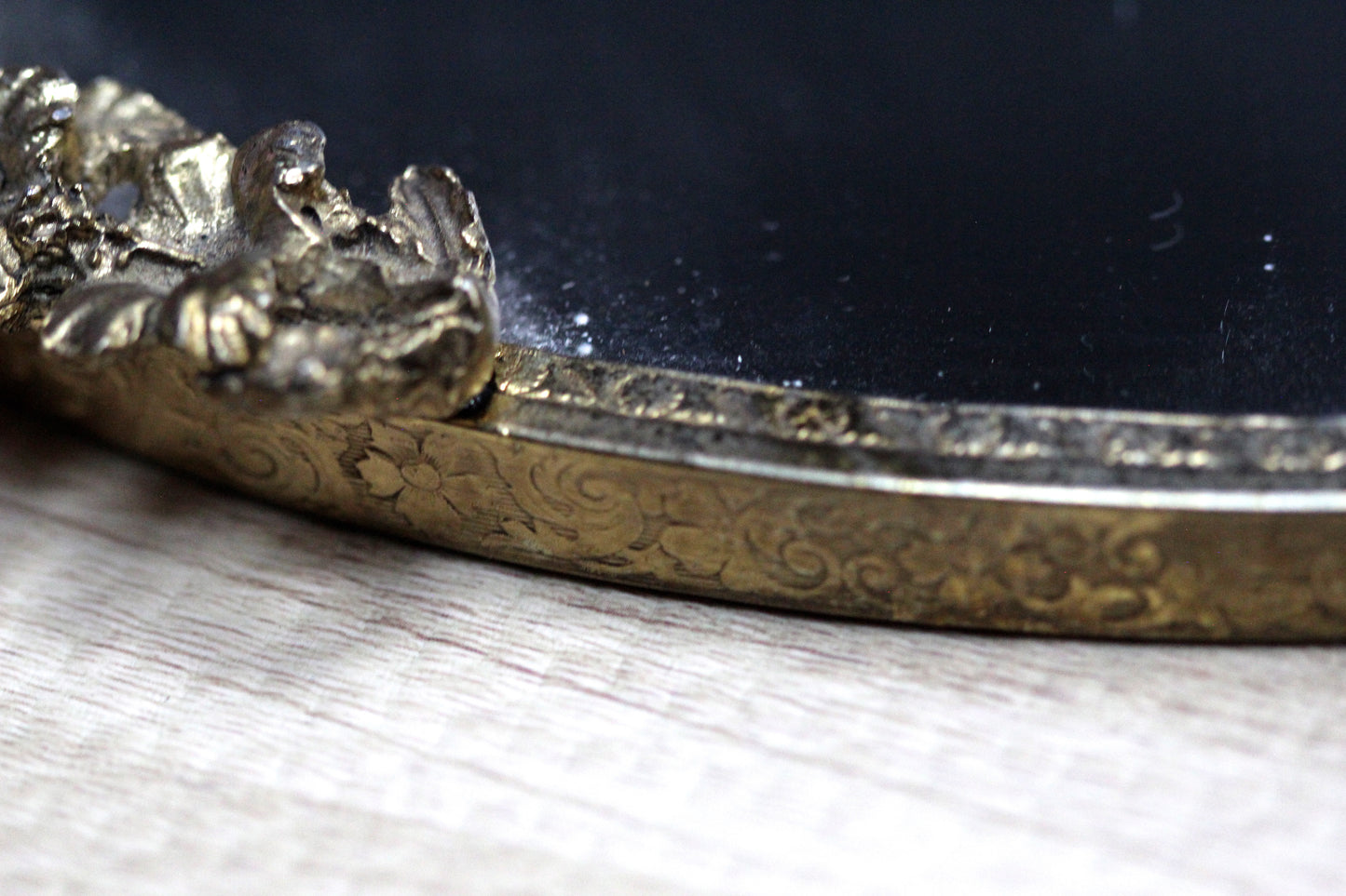 Victorian Antique Mirror Tray