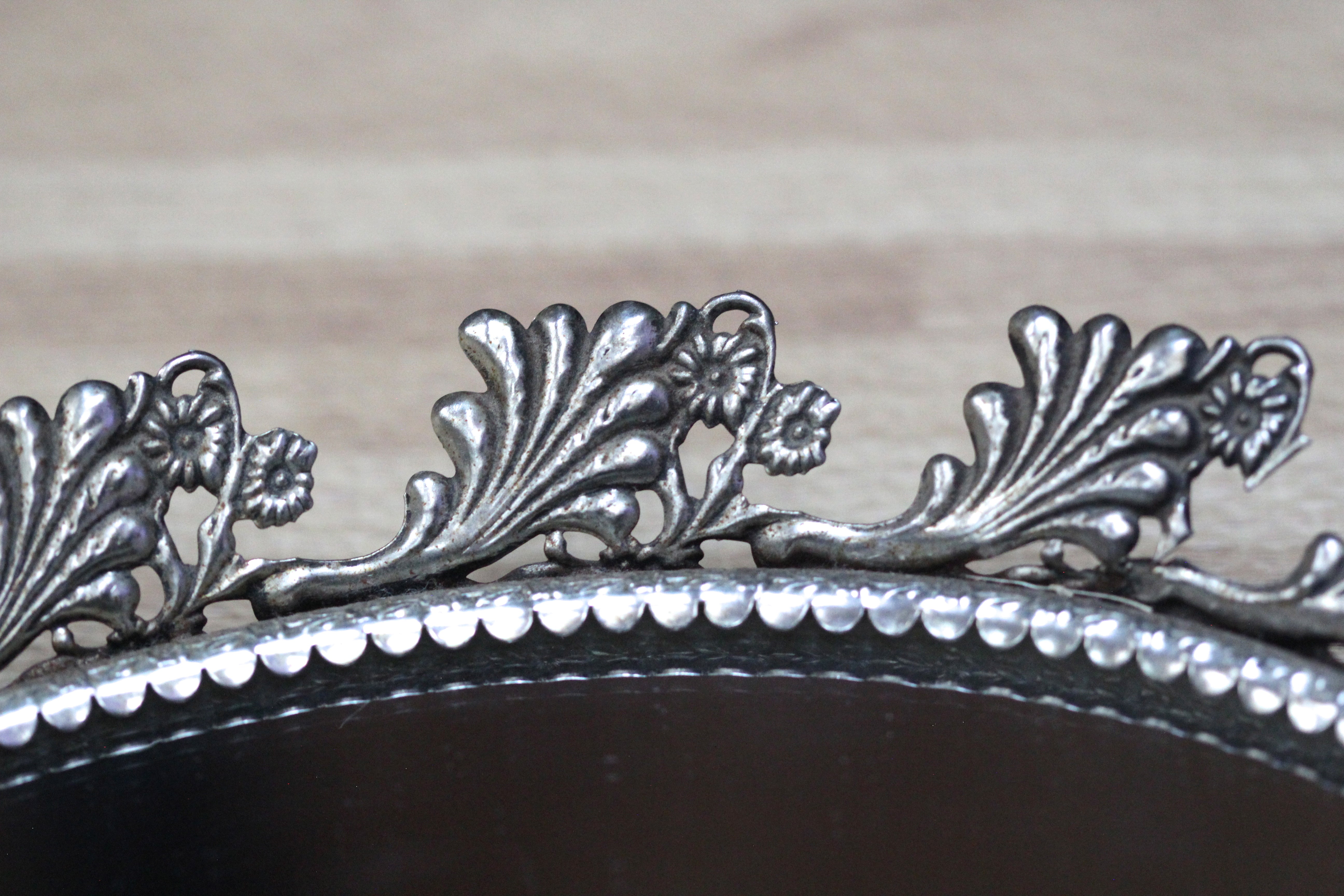 Sunflowers Antique Mirror Tray