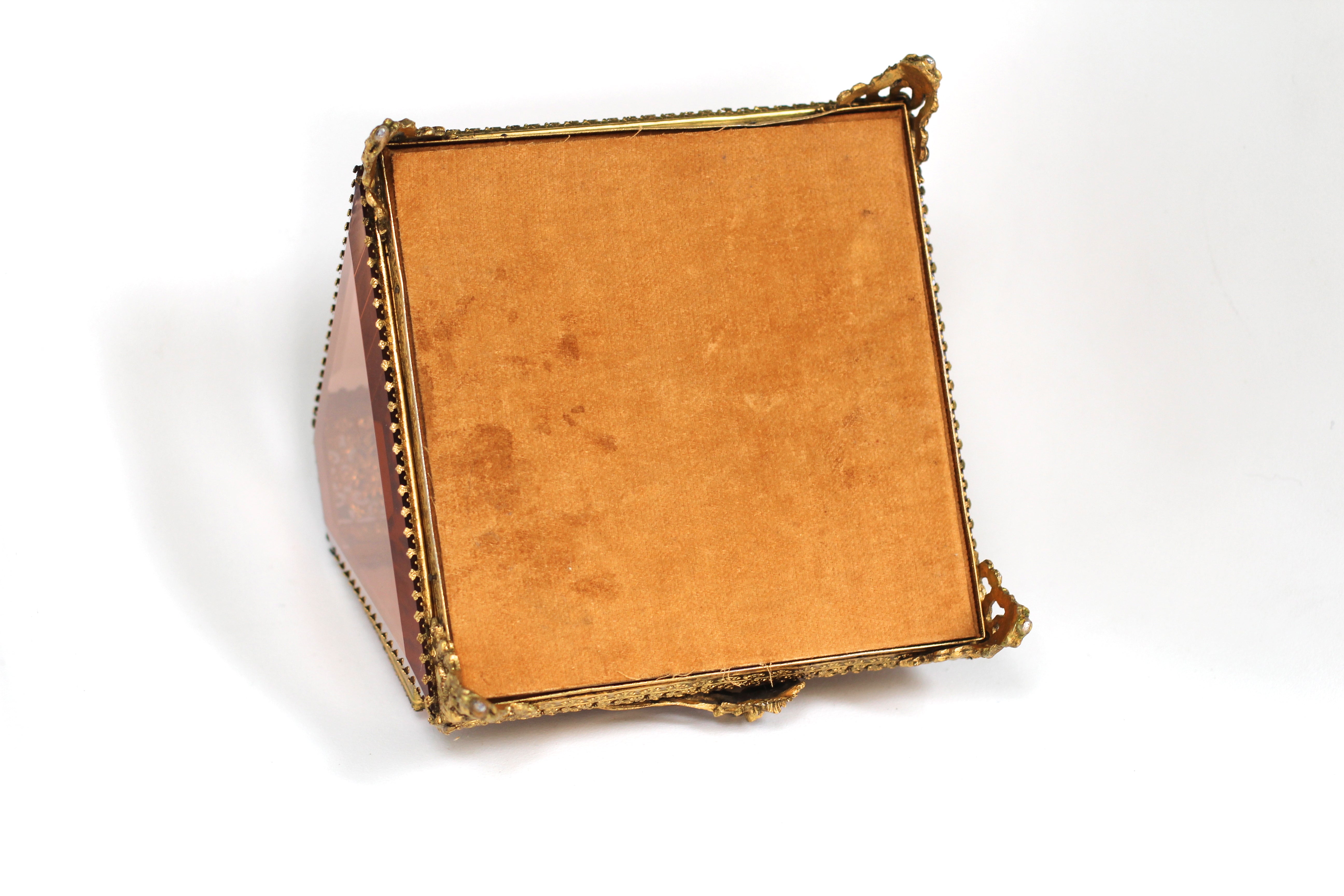 Rare French Victorian Jewelry Box #128