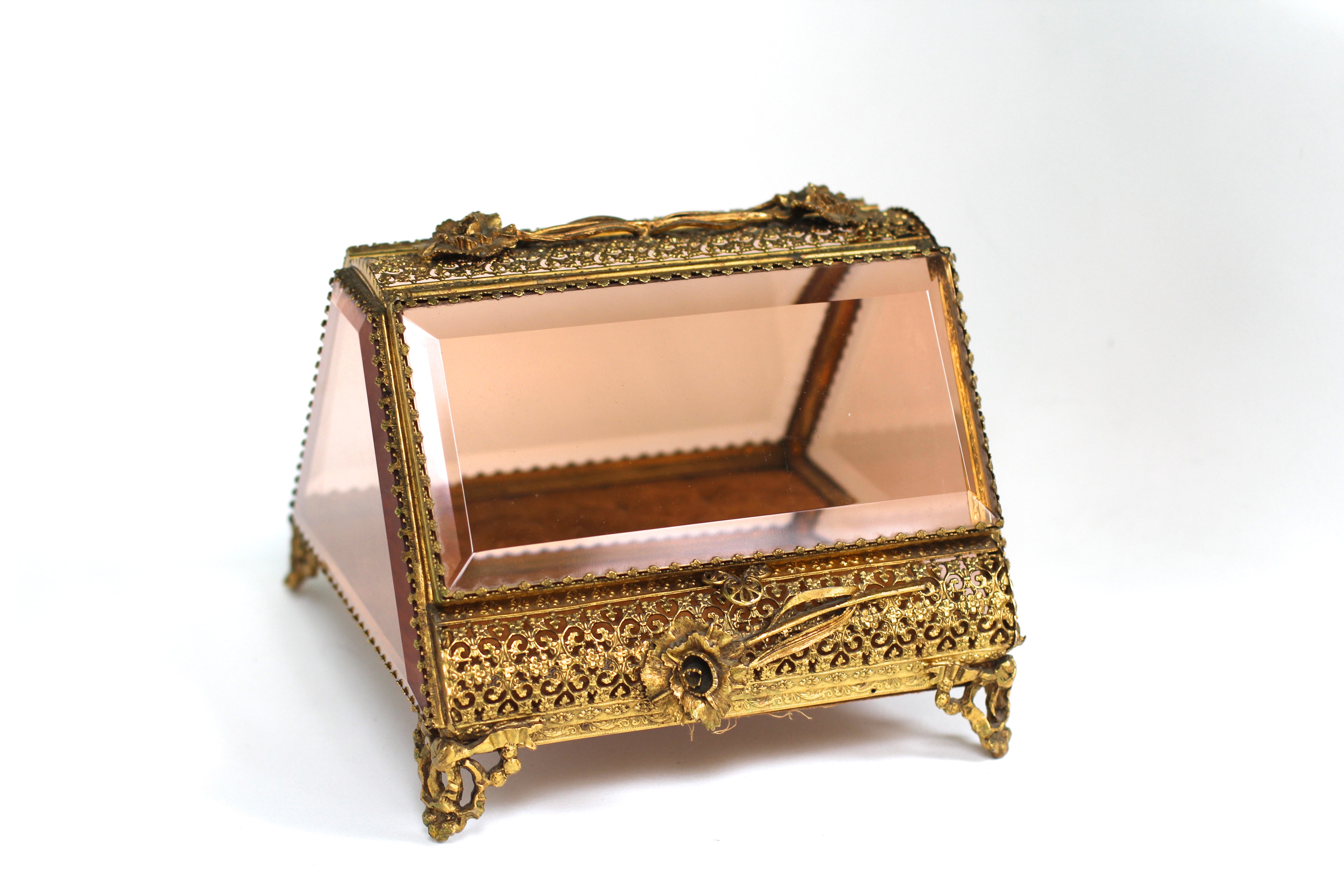 Rare French Victorian Jewelry Box #128