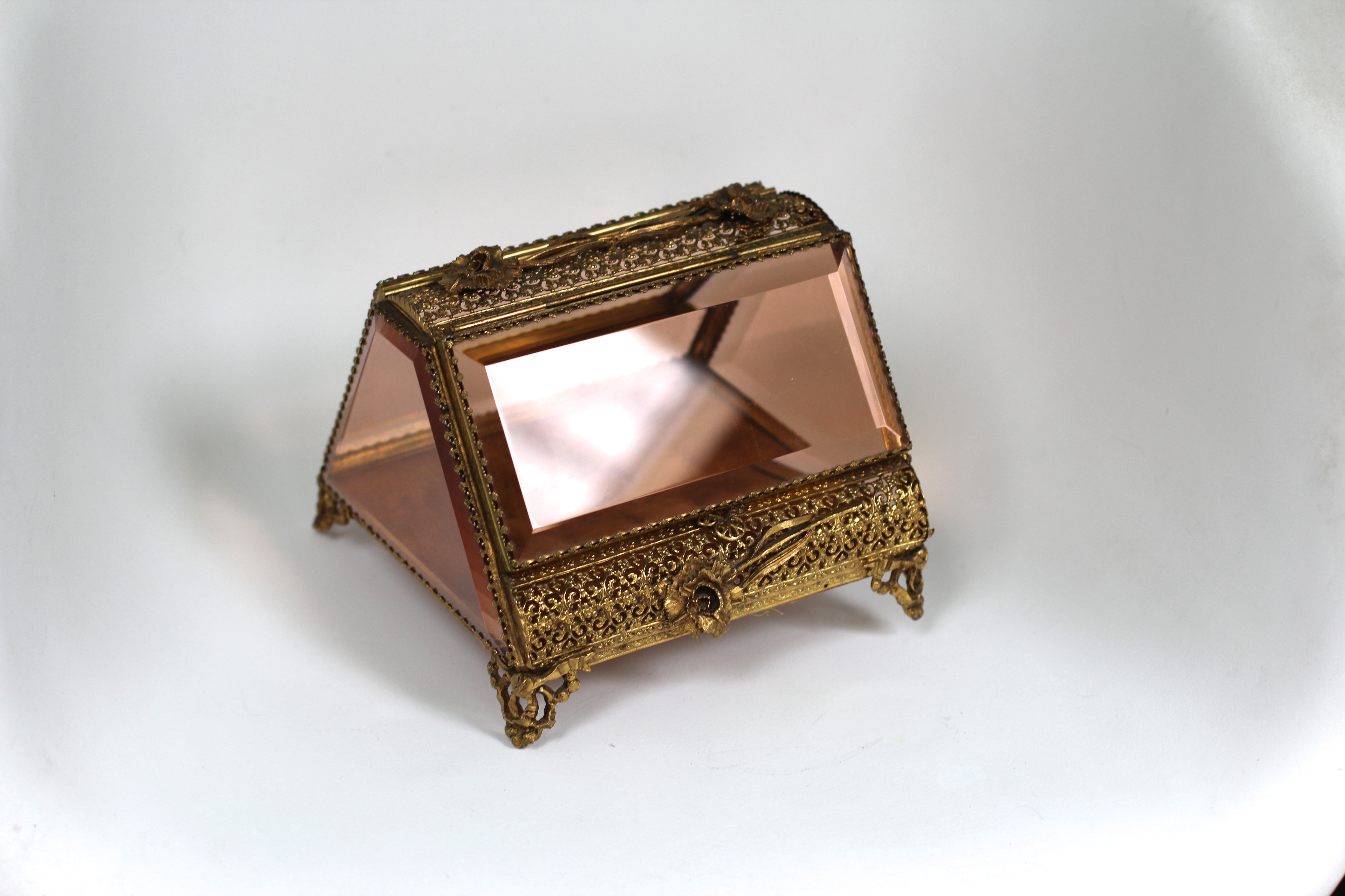 Rare French Victorian Jewelry Box #128