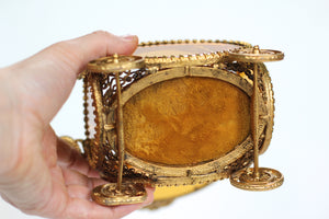 Antique Carriage Gold Filigree Jewelry Box No. 136