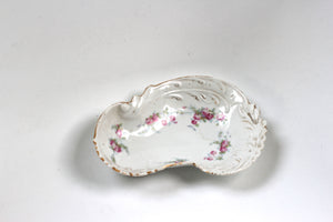 Bavarian Pink Roses Porcelain Ring Dish