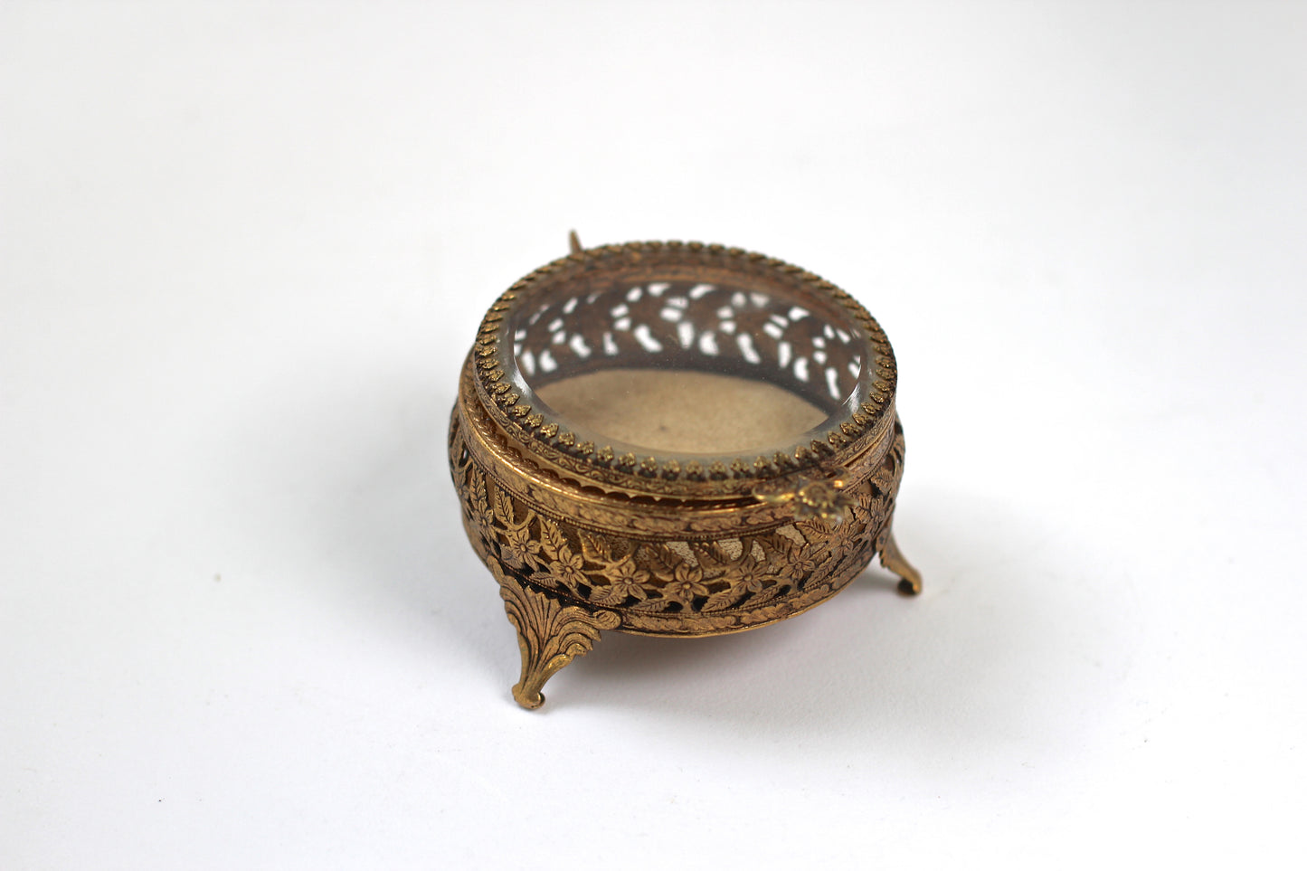 Vintage Matson Filigree Jewelry Box