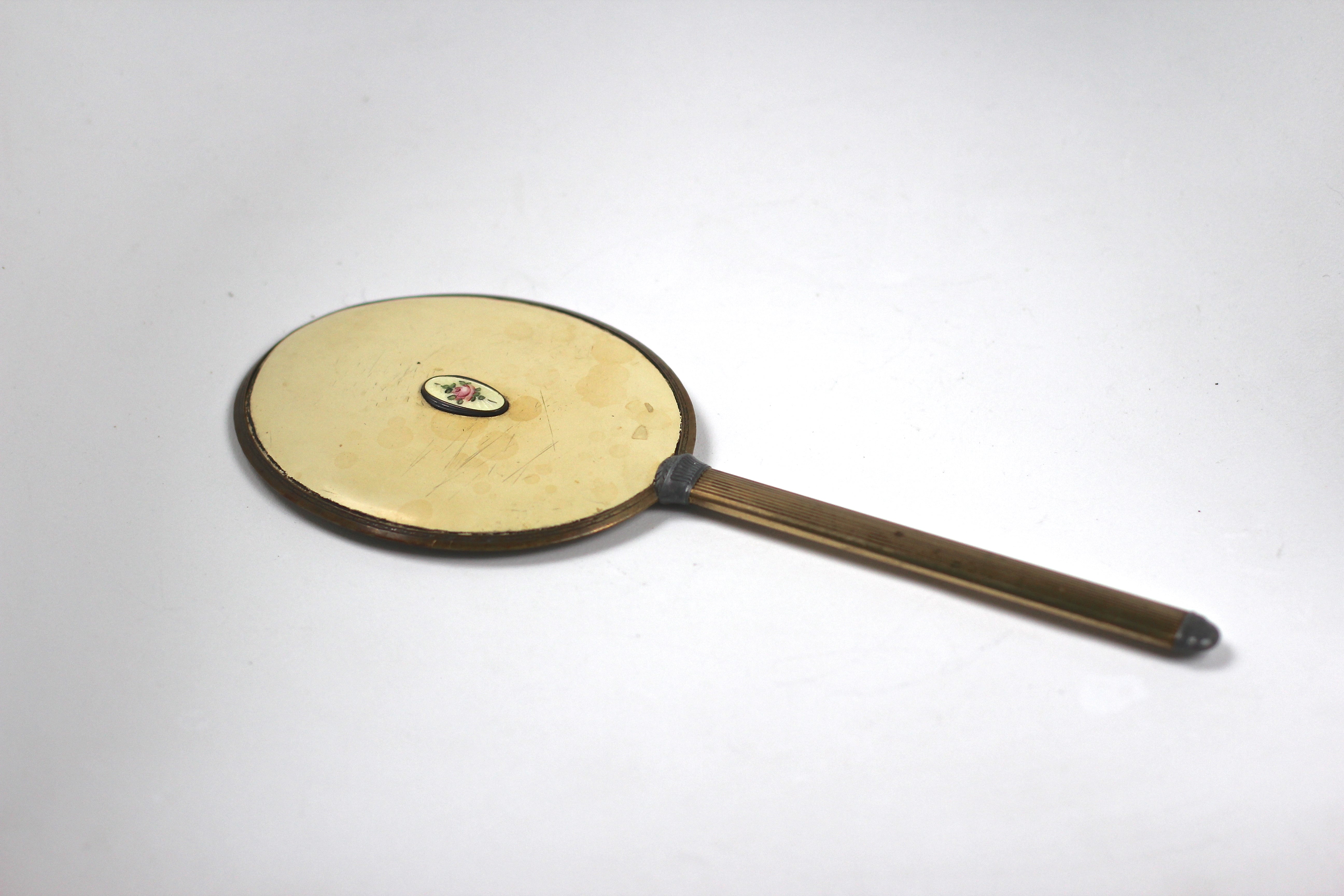Antique Rose Hand Mirror