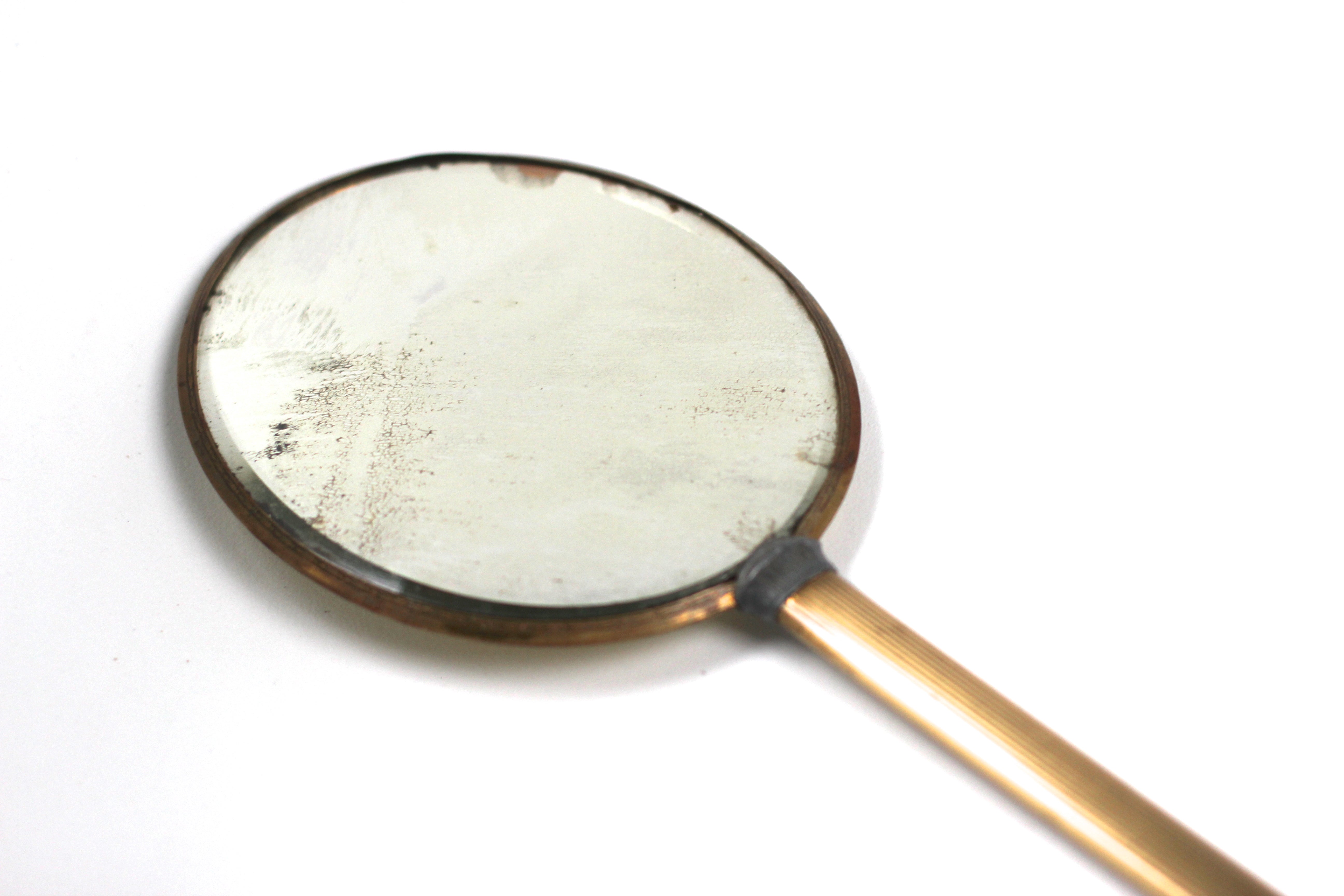 Antique Rose Hand Mirror