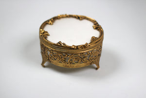 Antique Gilt Vanity Set