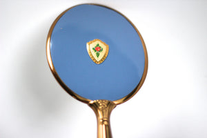 Antique Rosebud Blue Vanity Set