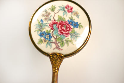 Antique Floral Porcelain Vanity Set