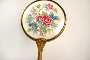 Antique Floral Porcelain Vanity Set