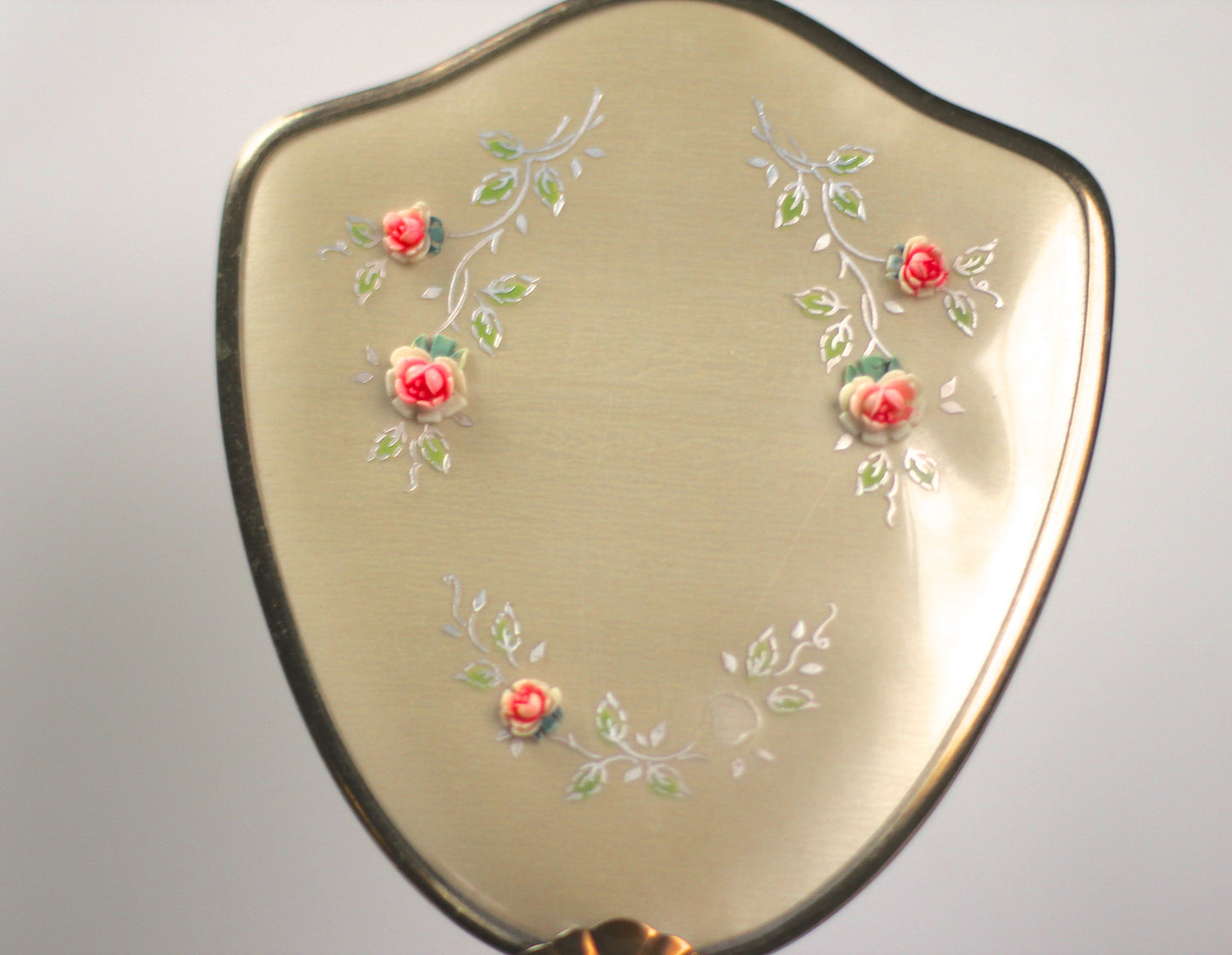Antique Pink Roses Vanity Set