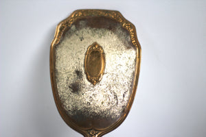 Antique Silver Bronze Vanity Set