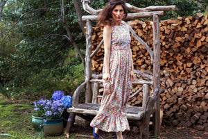 Vintage 60’s Serbian By Muriel Ryan Folral Dress