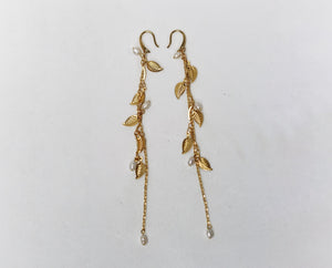 Preorder* Leaf Waterfall Earrings