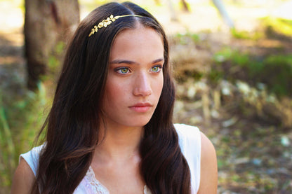 Preorder * Rose & Leaves Headband