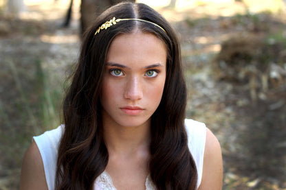 Preorder * Rose & Leaves Headband