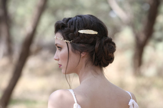 Medium Feather Hair Comb