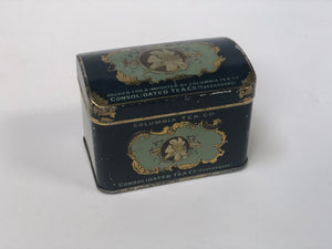 Antique Columbia Tea Co Tin Trinket