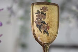 Antique Bronze Floral Vanity Set