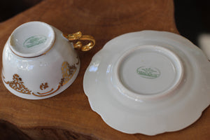 Antique Gold Bavaria Cup & Saucer