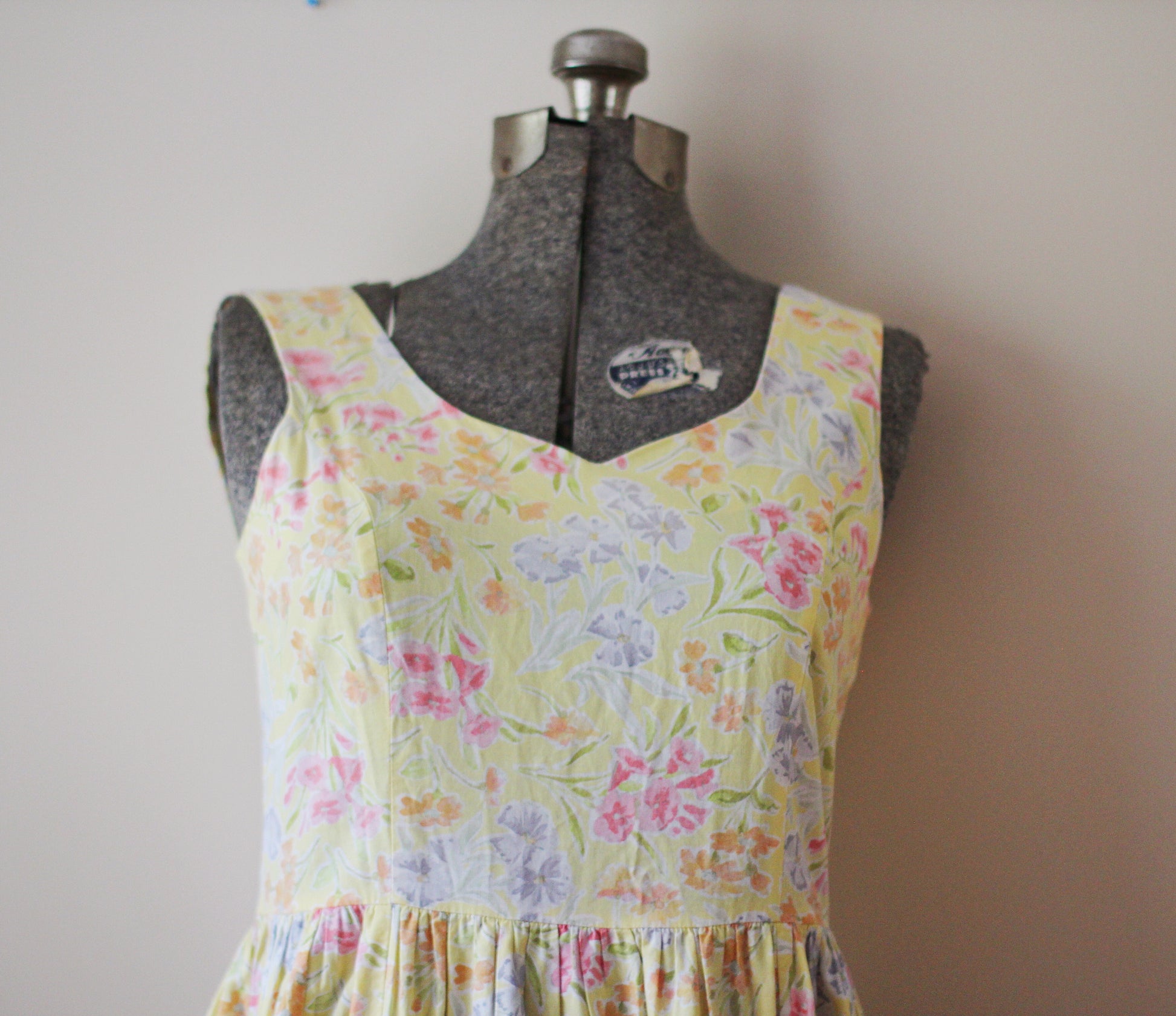 Yellow Floral Laura Ashley Summer Dress – Avigail Adam Yellow Floral Laura Ashley Summer Dress – Avigail Adam