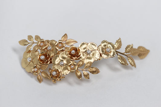 Made to Order * Aurora Floral Barrette