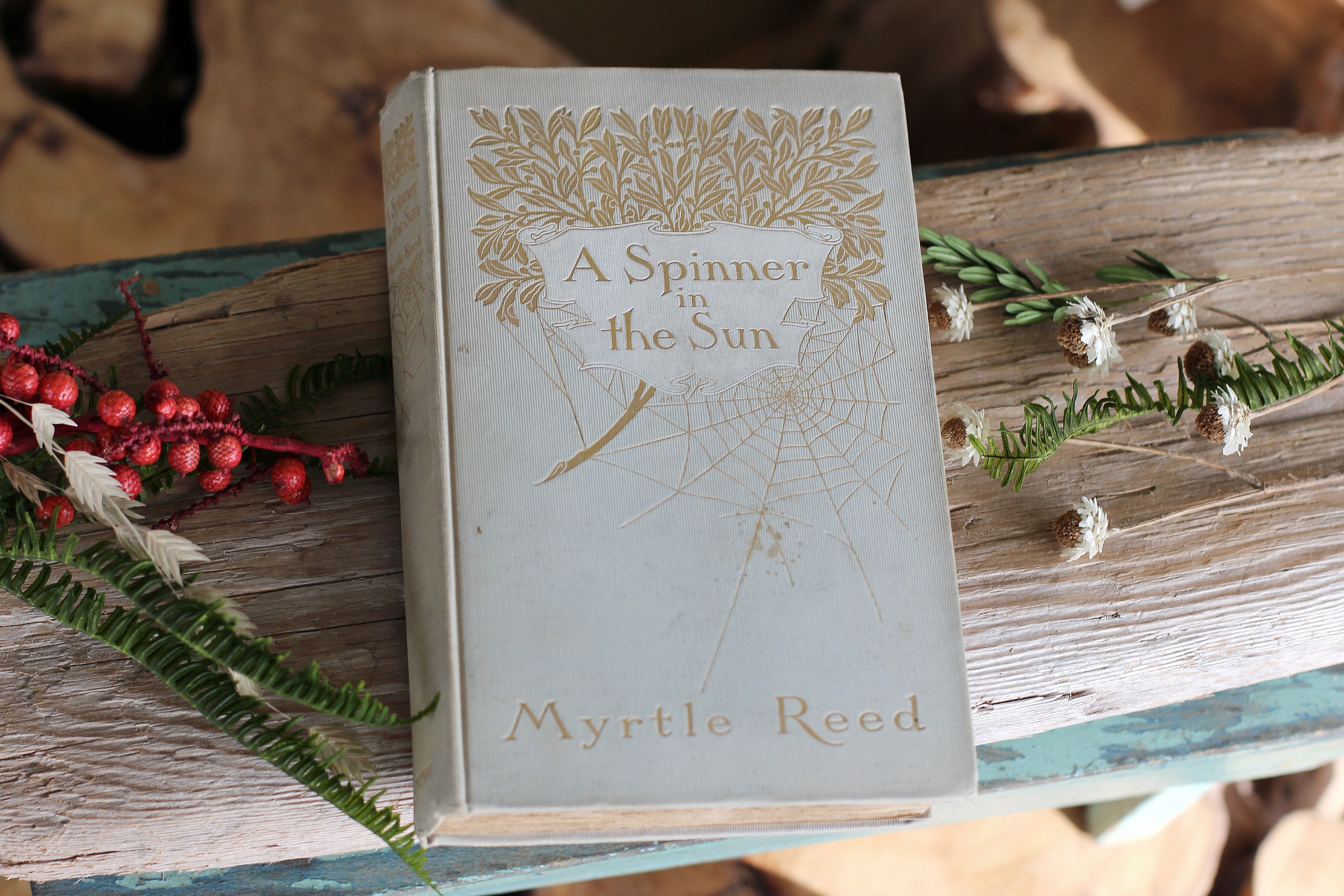 Antique Book A Spinner in the Sun by Myrtle Reed 1906 Hardback.