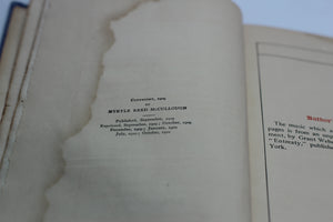 Antique Book Old Rose & Silver, Myrtle Reed, 1909, Hardback.