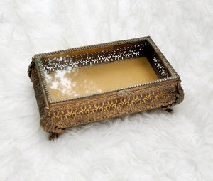 Antique Claw Feet Jewelry Box