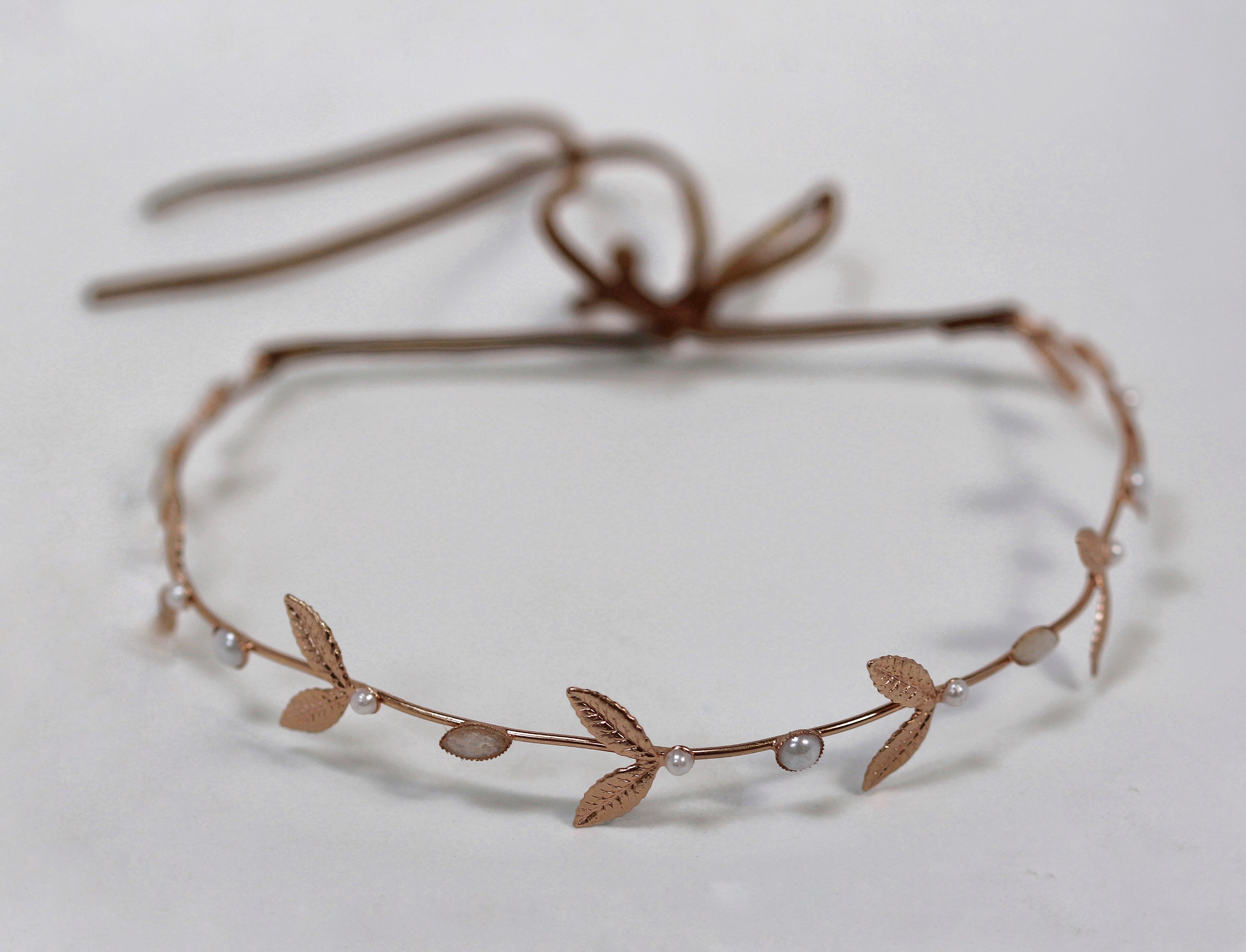 Preorder* Suzanne Double Leaves & Pearls Wreath