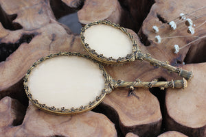 Antique Etched Roses Vanity Set