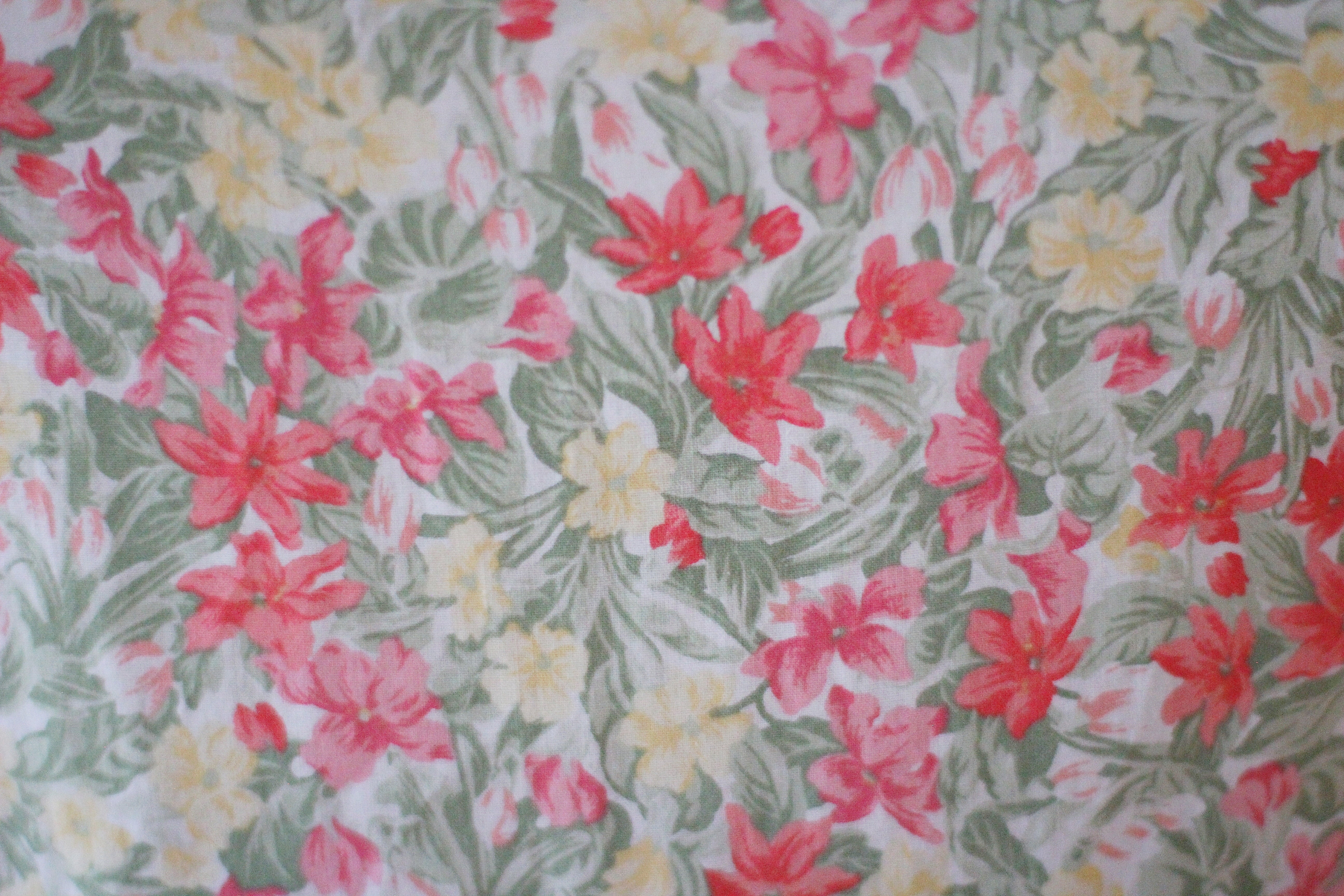 Vintage Floral Orange Laura Ashley Dress